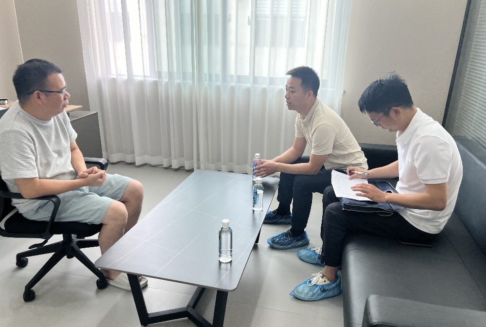 赴飛地經(jīng)濟園區(qū)拜訪陜西軒意光電科技有限公司、陜西源度光匯科技有限公司走訪調(diào)研、業(yè)務(wù)洽談
